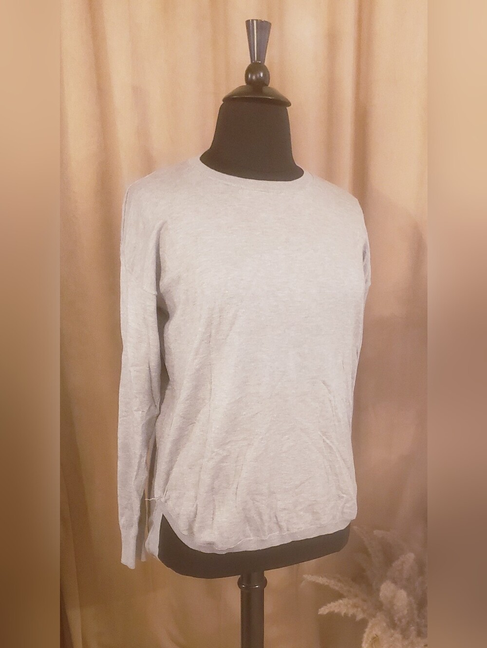SHOP WANNA B KNIT CURVED HEM TUNIC SWEATER